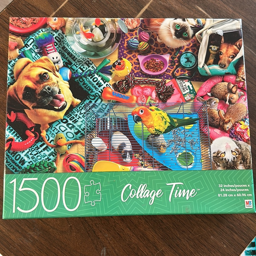 1500 piece pet puzzle.